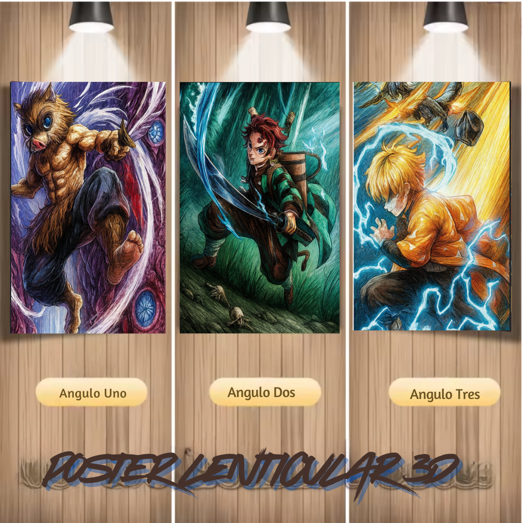 Cuadros Lenticulares 3D de Anime
